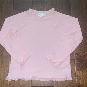 NWT Cecil & Lou Pink Ruffle Rashguard size 8 price is firm